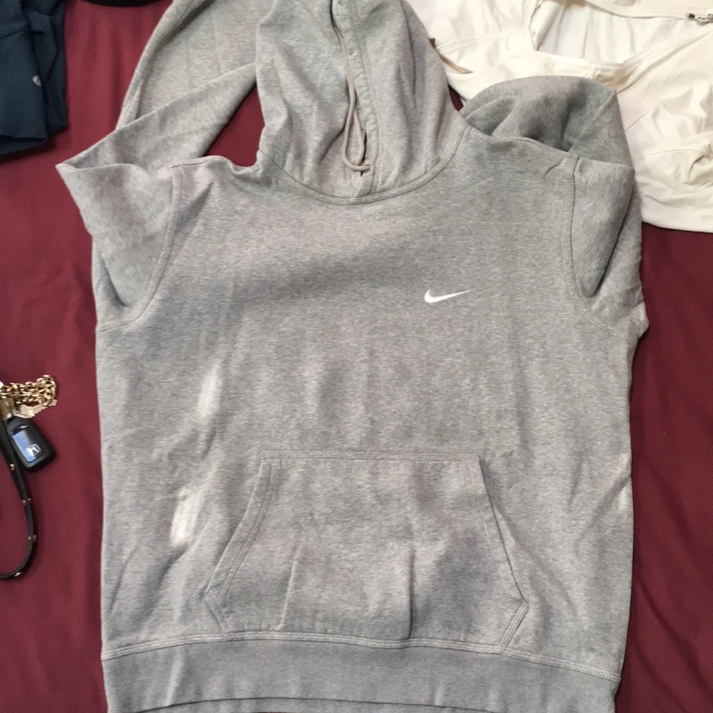 grey nike hoodie